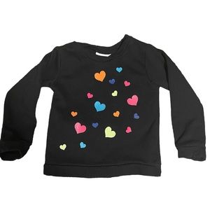 The Children’s Place Heart Printed Sweatshirt 4T